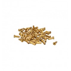 Niples Sapim Polyax 14g/12mm aluminio Gold