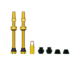 Set 2 Valvulas Tubeless Muc-Off 44mm Gold V2