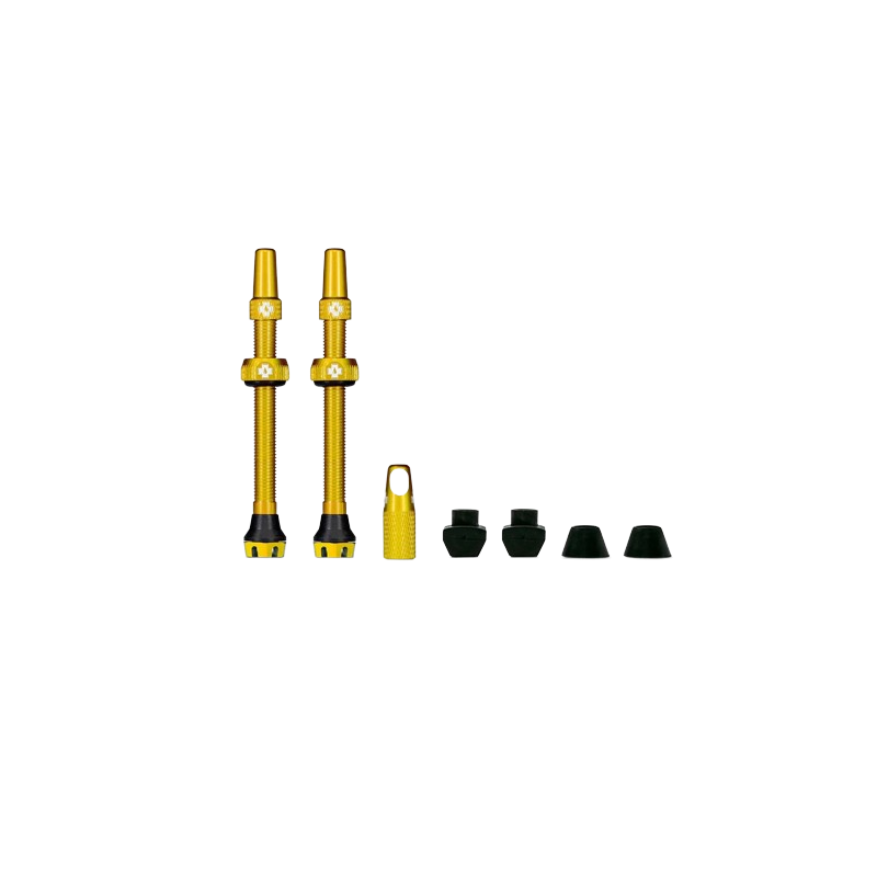 Set 2 Valvulas Tubeless Muc-Off 44mm Gold V2 Set 2 Valvulas Tubeless Muc-Off 44mm Gold V2
