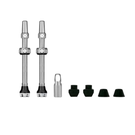 Set 2 Valvulas Tubeless Muc-Off 44mm Silver V2