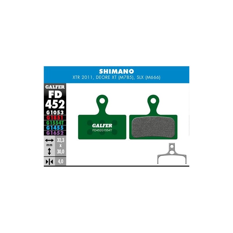 Pastillas Galfer Shimano M985, M785, M666 Pro Pastillas Galfer Shimano M985, M785, M666 Pro