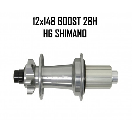 Maza Trasera HOPE PRO 5 28H 12X148mm Boost Silver HG