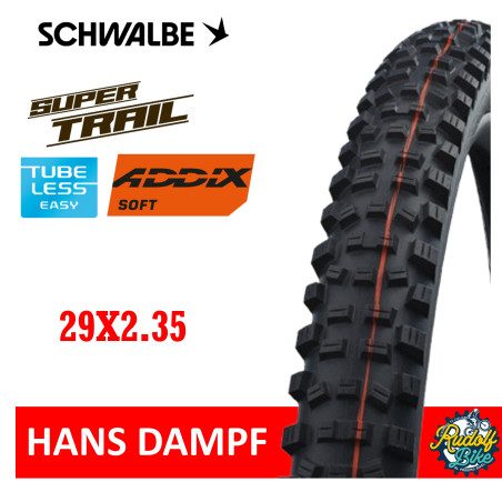 Neumático Schwalbe HANS DAMPF S/Trail TLE ADDIX Soft 29x2.35