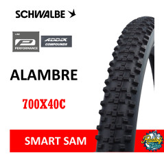 Neumático Schwalbe SMART SAM ADDIX 700x40c Alambre