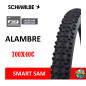Neumático Schwalbe SMART SAM ADDIX 700x40c Alambre Neumático Schwalbe SMART SAM ADDIX 700x40c Alambre
