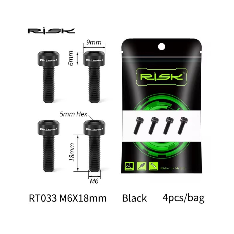 Pernos RISK M6x18mm Pernos RISK M6x18mm