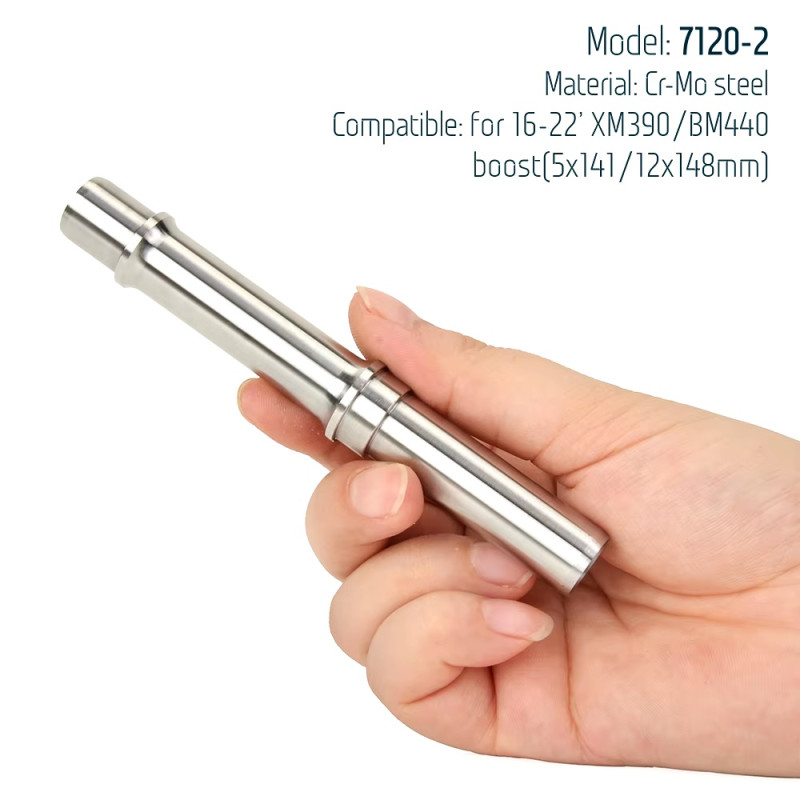 Eje Maza Trasera KOOZER BM440 12x148 7120-2 acero 16-22 Eje Maza Trasera KOOZER BM440 12x148 7120-2 acero 16-22