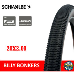 Neumático Schwalbe BILLY BONKERS folding Bronze-Skin ADDIX 20x2.0