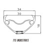 Llanta 715IND 30MM 29 32H Black Llanta 715IND 30MM 29 32H Black