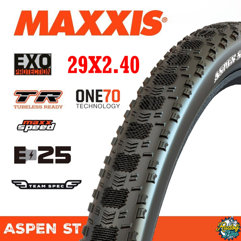 Neumático Maxxis ASPEN ST 29X2.40 MAXXSPEED/EXO/TR/ONE70 Neumático Maxxis ASPEN ST 29X2.40 MAXXSPEED/EXO/TR/ONE70