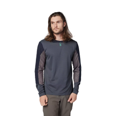 Jersey FOX DEFEND LS GRAPHITE GREY