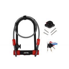 Candado U ZEFAL K-TRAZ U13 + CABLE 115X230M