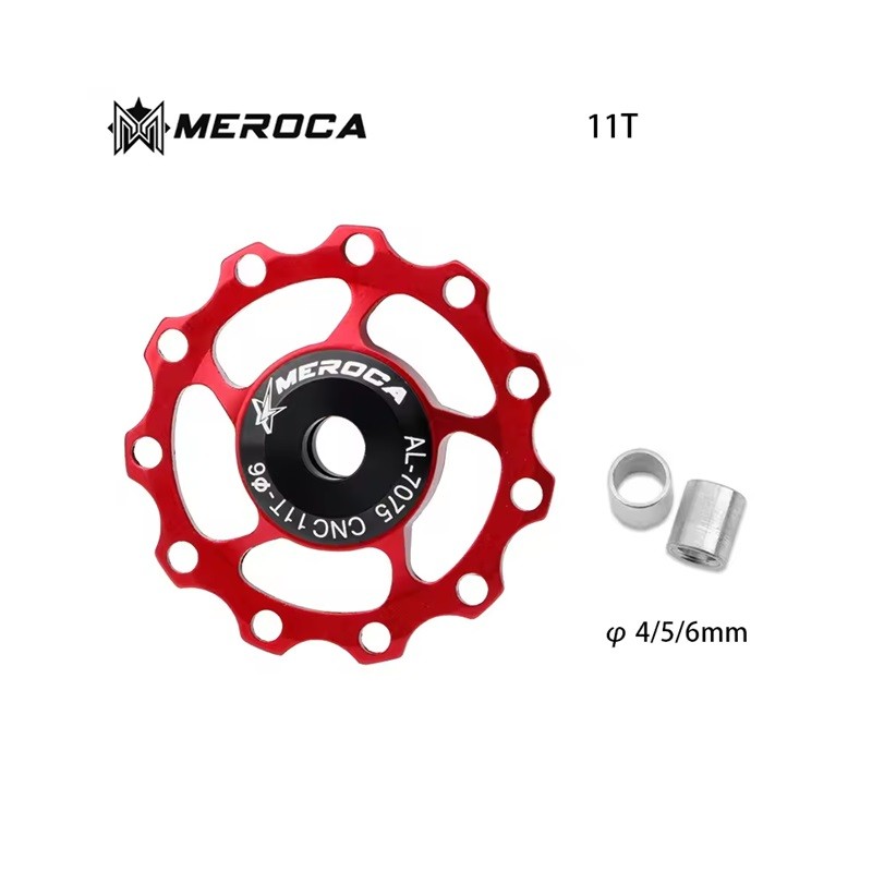 Roldana aluminio Meroca 11T RED Roldana aluminio Meroca 11T RED