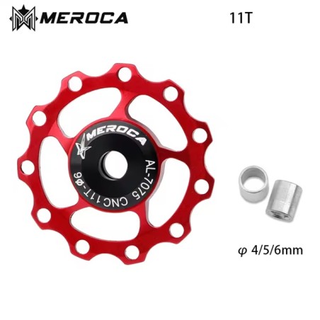 Roldana aluminio Meroca 11T RED