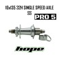 Maza Trasera HOPE PRO 5 32H 10x135 SILVER BOLT ON AXLE SS Maza Trasera HOPE PRO 5 32H 10x135 SILVER BOLT ON AXLE SS