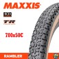 Neumático Maxxis RAMBLER EXO/TR/TANWAL 60TPI 700x50C