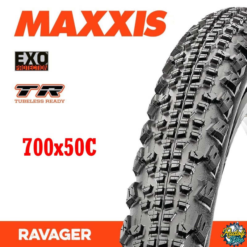 Neumático Maxxis RAVAGER 700x50c EXO/TR Neumático Maxxis RAVAGER 700x50c EXO/TR