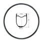 Llanta DUKE Road Runner 700c 28H Rim Llanta DUKE Road Runner 700c 28H Rim