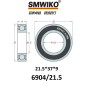 Rodamiento para Motores SMWIKO eBIKES 6904/21.5 - 21.5x37x9mm (BOSCH Gen4)