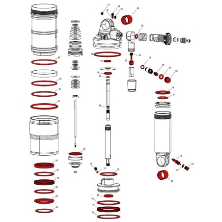 Kit de retenes RockShox Full Monarch Plus XX B1