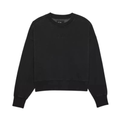 Polerón FOX CERRADO MUJER WORDMARK OVERSIZED CREW NEGRO