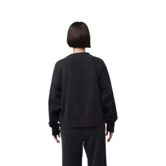 Polerón FOX CERRADO MUJER WORDMARK OVERSIZED CREW NEGRO