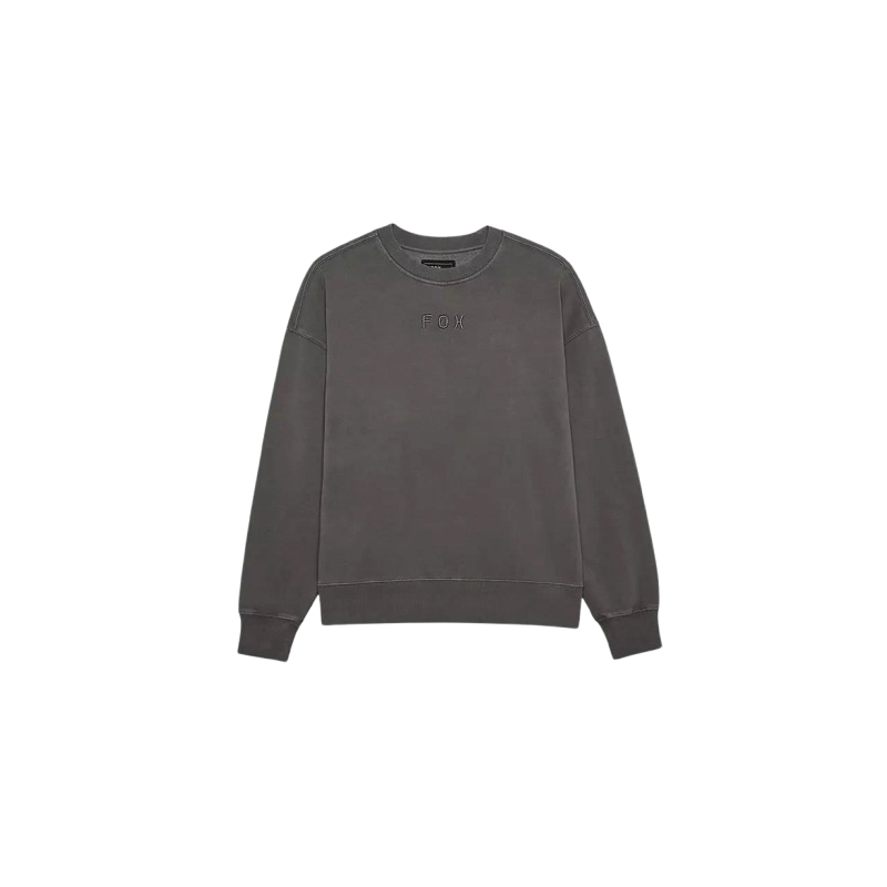 Polerón FOX CERRADO WORDMARK OVERSIZED CREW GRIS Polerón FOX CERRADO WORDMARK OVERSIZED CREW GRIS