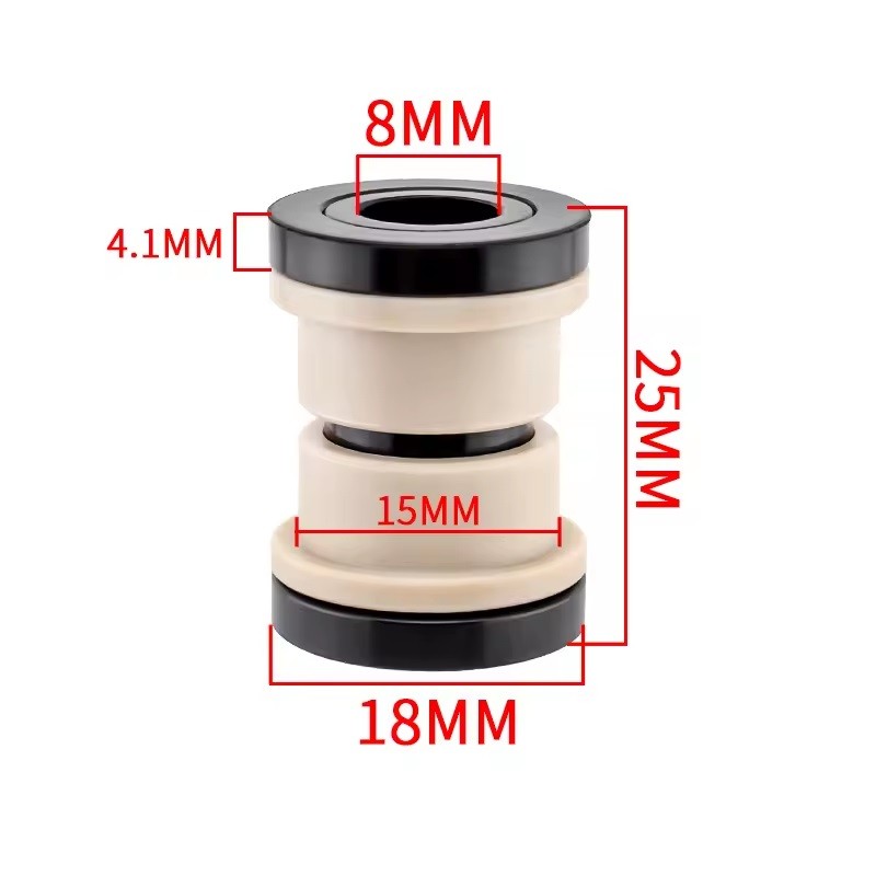 Kit de Bujes Shock MUQZI 8x25mm Kit de Bujes Shock MUQZI 8x25mm