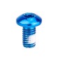 Perno Freno Disco Acero INOX M5x9mm Azul (1 Uni) Perno Freno Disco Acero INOX M5x9mm Azul (1 Uni)