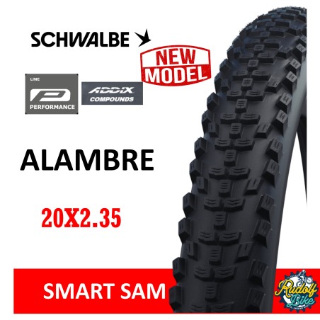 Neumatico Schwalbe SMART SAM ADDIX 20x2.35 Alambre