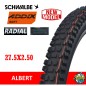 Neumático Schwalbe ALBERT Gravity Pro Radial ADDIX Soft 27.5x2.50 Neumático Schwalbe ALBERT Gravity Pro Radial ADDIX Soft 27.5x2.50