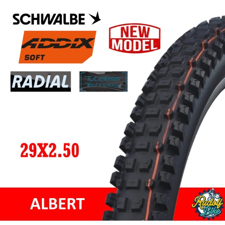 Neumático Schwalbe ALBERT Gravity Pro Radial ADDIX Soft 29x2.50