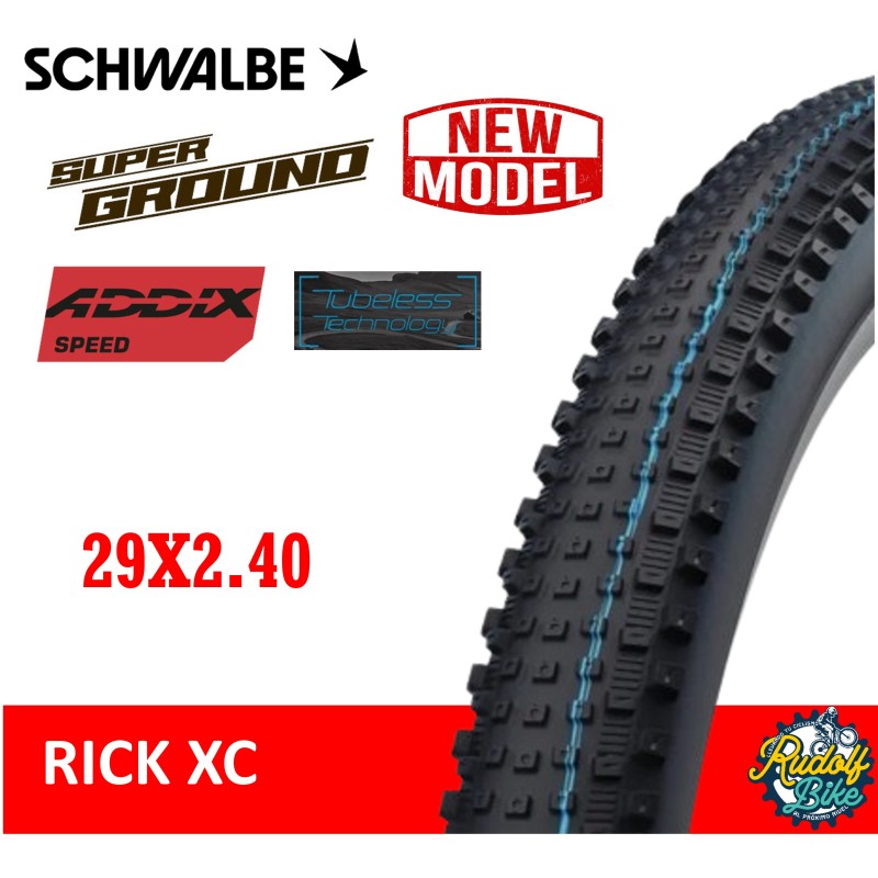 Neumático Schwalbe RICK XC PRO S/Ground ADDIX Speedgrip 29x2.40 Neumático Schwalbe RICK XC PRO S/Ground ADDIX Speedgrip 29x2.40