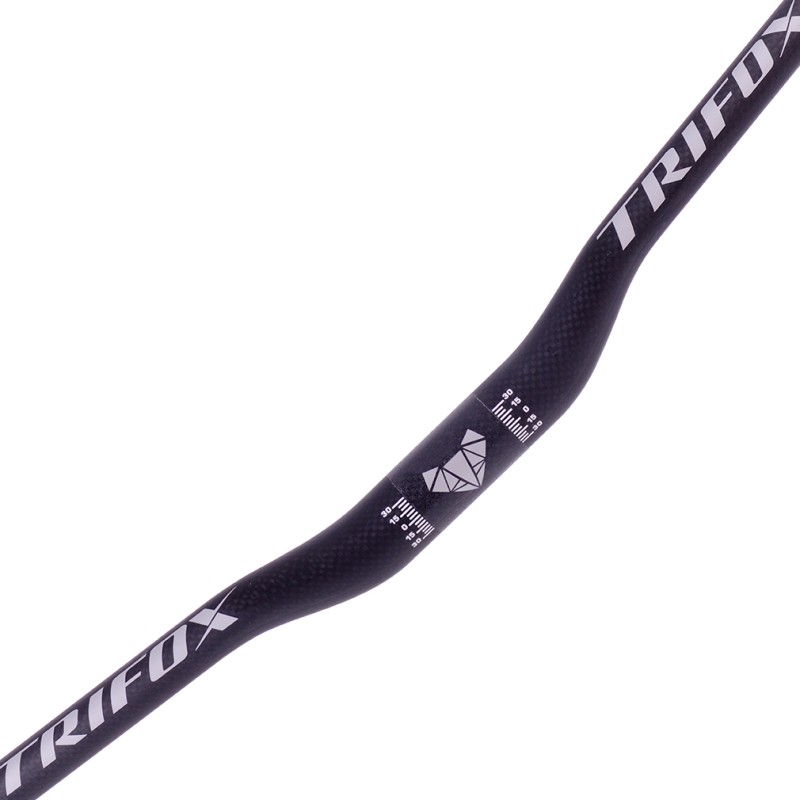 Manubrio Carbono TRIFOX RHB300 31.8x740 R18 SILVER Manubrio Carbono TRIFOX RHB300 31.8x740 R18 SILVER