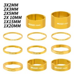 Espaciadores de direccion MUQZI Gold 11PCS