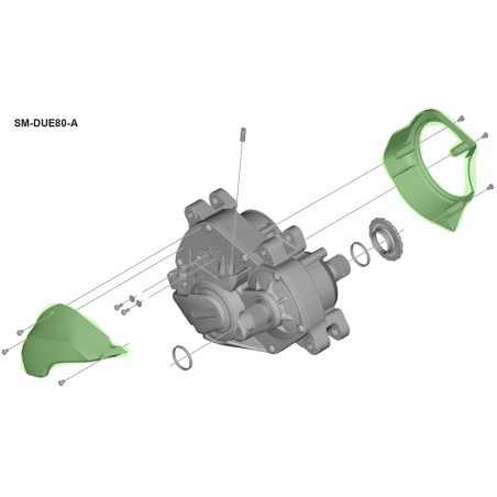Cobertor Motor SHIMANO SM-DUE80-A
