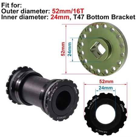 Extractor HEPPE 52mm 16T BBT47