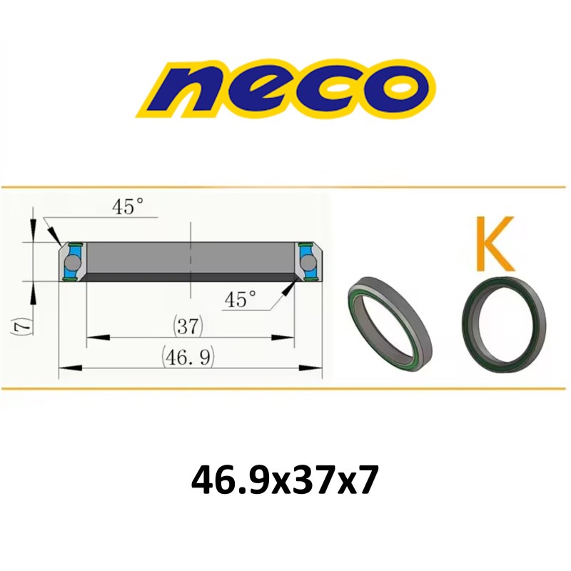 Rodamiento Neco K (46.9x37x7) Rodamiento Neco K (46.9x37x7)