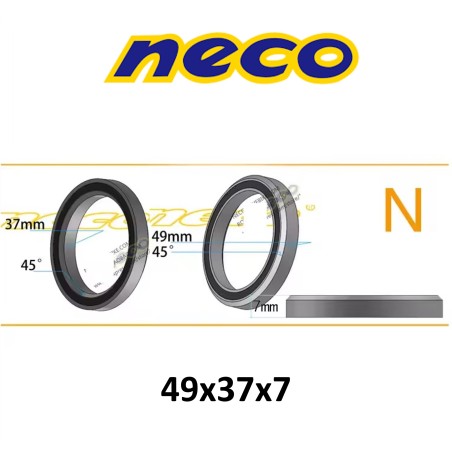 Rodamiento Neco N (49x37x7)