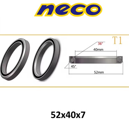 Rodamiento Neco T1 (52x40x7)