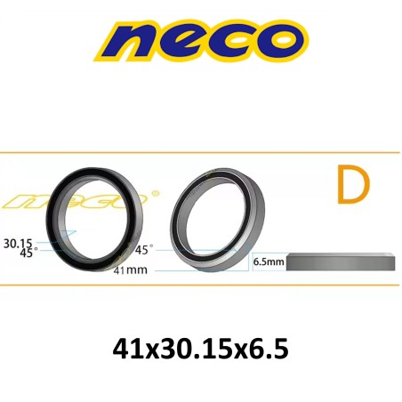 Rodamiento Neco D (41x30.15x6.5)
