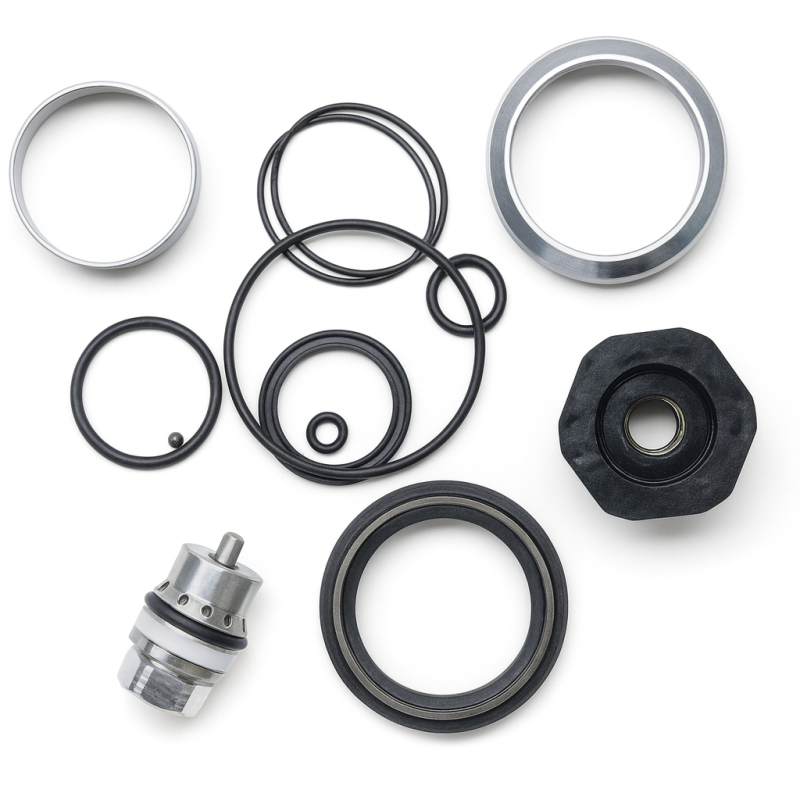 Kit Sellos Transfer 2025 Full Rebuild 30.9/31.6 Sealhead and Piston Assembly
