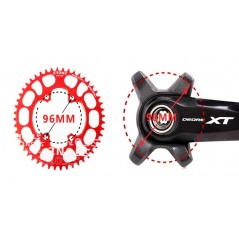Coronas STONE 96 bcd Asimétrica Redondas 
