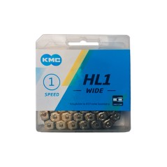 Cadena KMC HL1 Wide Silver 1/2 eslabon 1/2x1/8