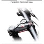 Soporte Ciclocomputador GUB 691carbono Soporte Ciclocomputador GUB 691carbono