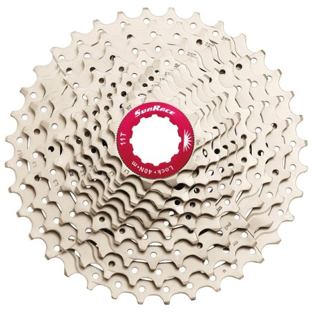 Piñón SunRace CSRX1 11V 11-36T plateado
