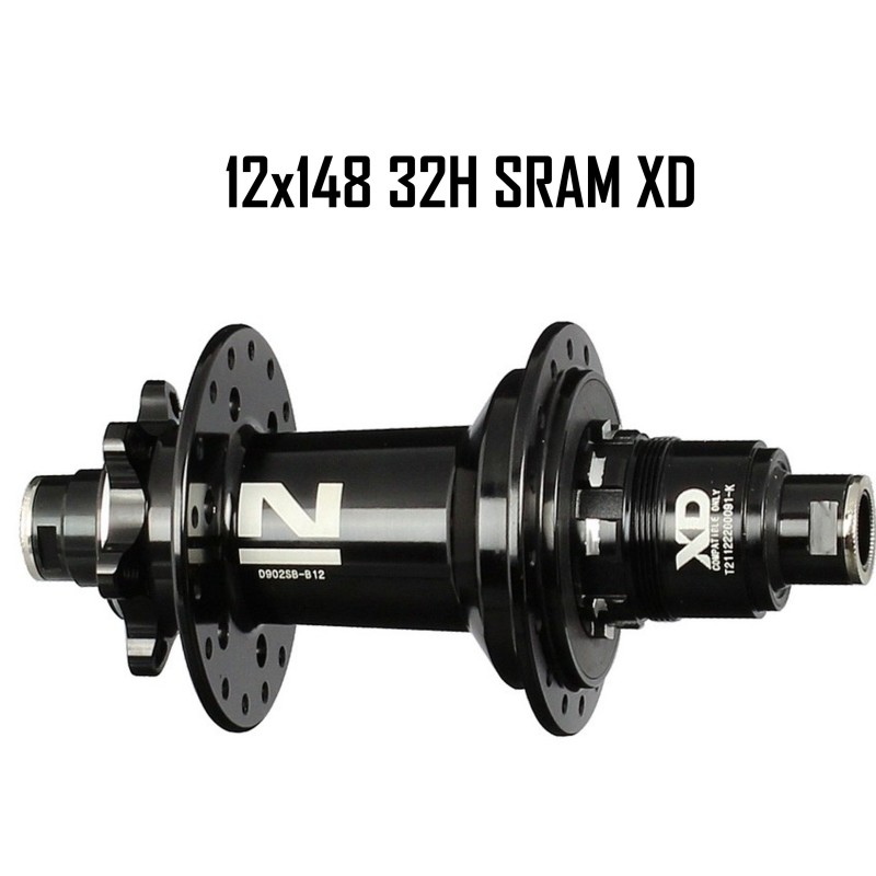 Maza Trasera Novatec D902SB-B12-A4A 32H 12x148mm XD SRAM Maza Trasera Novatec D902SB-B12-A4A 32H 12x148mm XD SRAM
