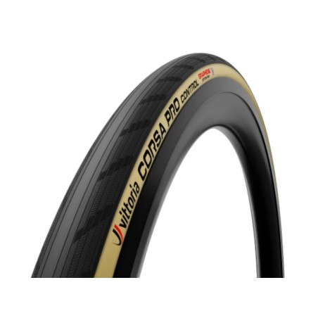 Neumático VITTORIA CORSA PRO CONTROL TLR PLEGABLE 700x28 BLACK/CREAM