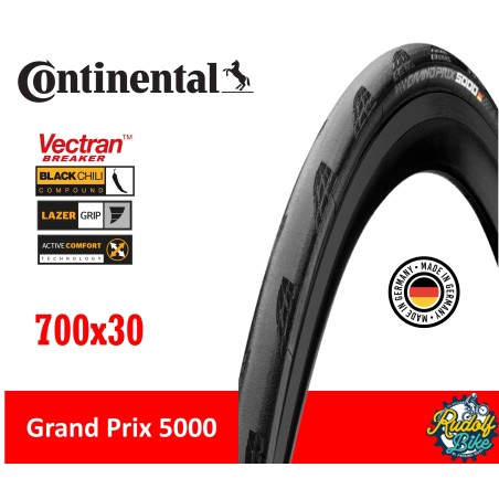 Neumático Continental Grand Prix 5000 700x30 Negro