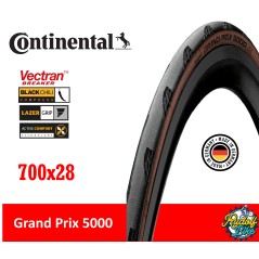 Neumático Continental Grand Prix 5000 700x28 Black/transparent